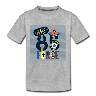 Air Force Kids T-Shirt - heather gray