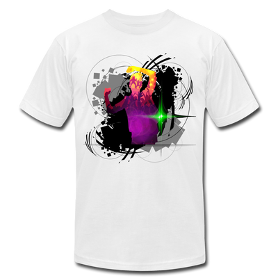 Colorful Abstract Dancer T-Shirt - white