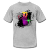Colorful Abstract Dancer T-Shirt - heather gray