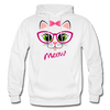 Cat Meow Hoodie - white