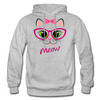 Cat Meow Hoodie - heather gray