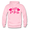 Pink Hot Mess Hoodie - light pink