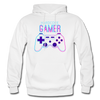 Hardcore Gamer Hoodie - white