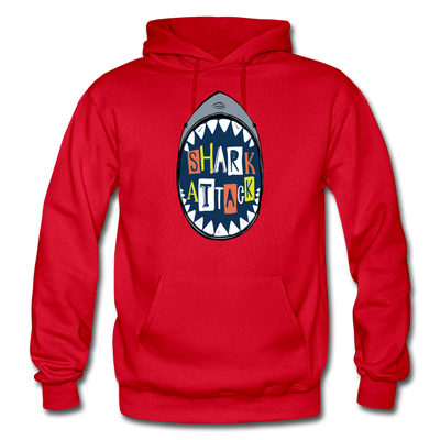 Shark Attack Hoodie - red