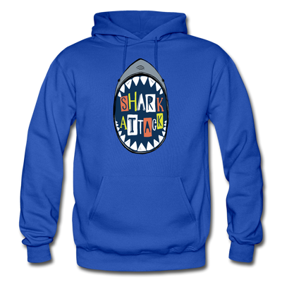 Shark Attack Hoodie - royal blue