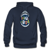 Shark Attack Hoodie - navy