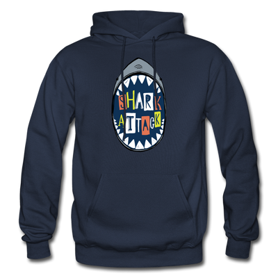 Shark Attack Hoodie - navy