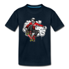 Skeleton Skater Kids T-Shirt Navy - deep navy