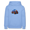 Monster Truck Kids Hoodie Carolina Blue - carolina blue