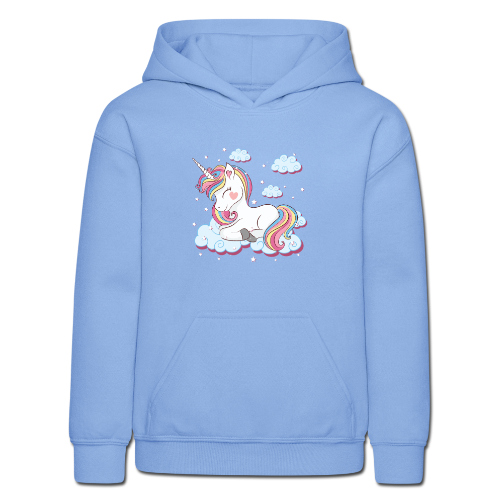 Unicorn Kids Hoodie Carolina Blue - carolina blue