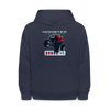 Monster Truck Kids Hoodie - navy