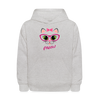 Meow Kids Hoodie - heather gray