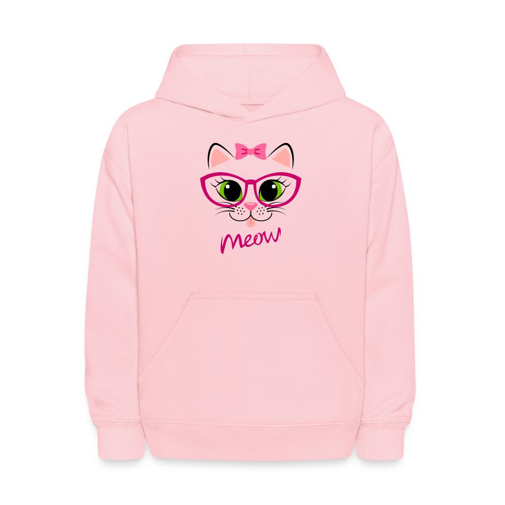 Meow Kids Hoodie - pink