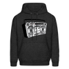 Charcoal Boombox Hoodie - charcoal grey