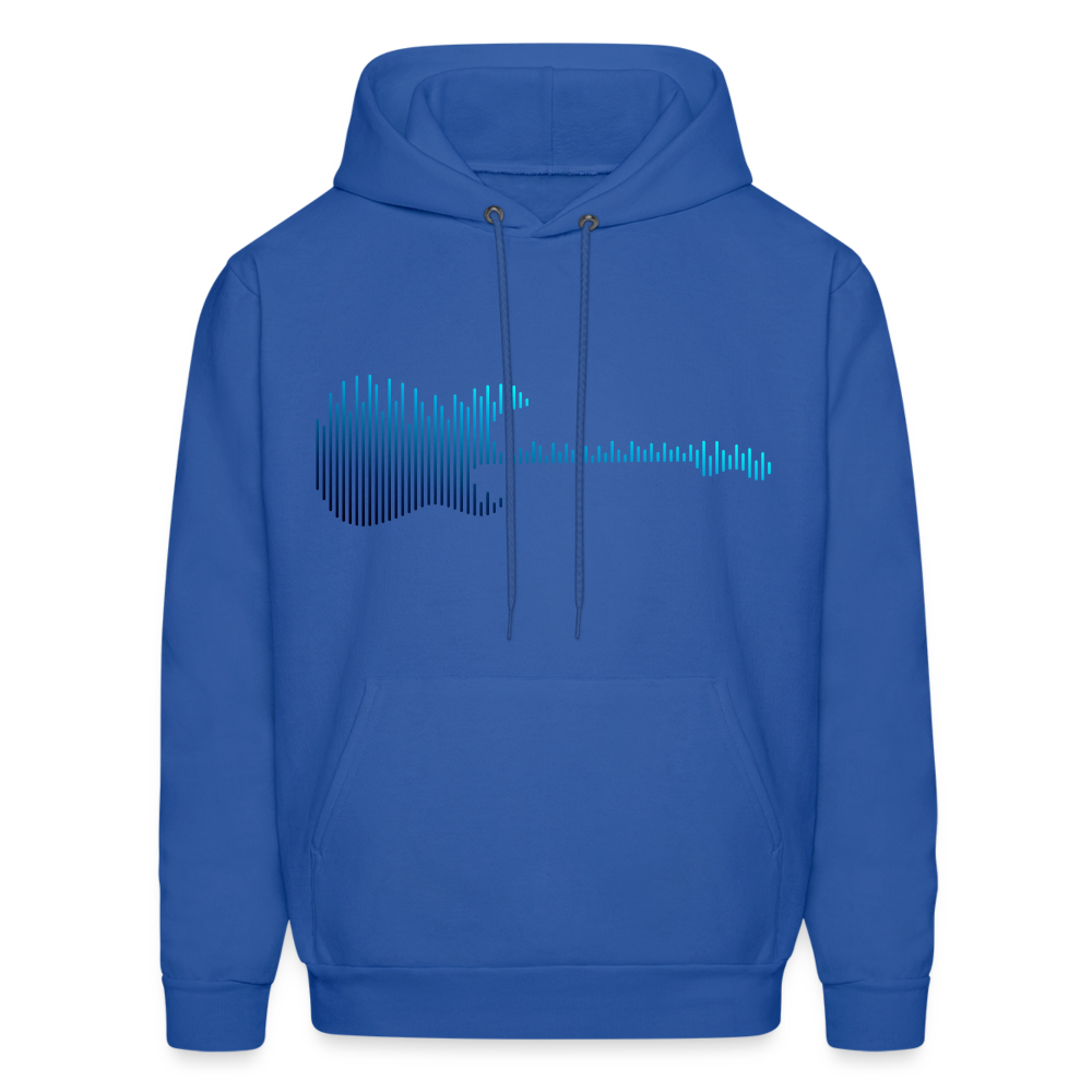 Abstract Guitar Hoodie - Royal Blue - royal blue