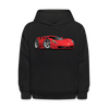 Red Sports Car Kids Hoodie - black