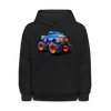 Monster Truck Kids Hoodie - black