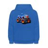 Monster Truck Kids Hoodie - royal blue