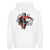 Skeleton Skater Hoodie - white