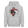 Skeleton Skater Hoodie - heather gray