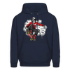 Skeleton Skater Hoodie - navy