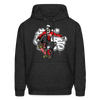 Skeleton Skater Hoodie - charcoal grey