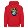 Gorilla Crown Hoodie - Charcoal - red