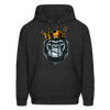 Gorilla Crown Hoodie - Charcoal - charcoal grey