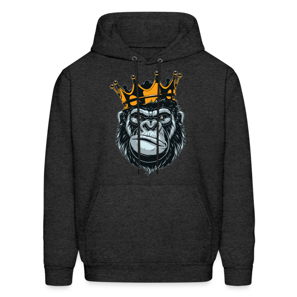 Gorilla Crown Hoodie - Charcoal - charcoal grey