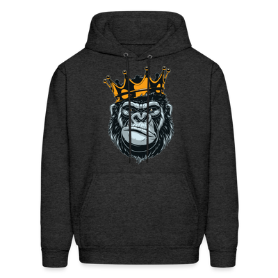 Gorilla Crown Hoodie - Charcoal - charcoal grey