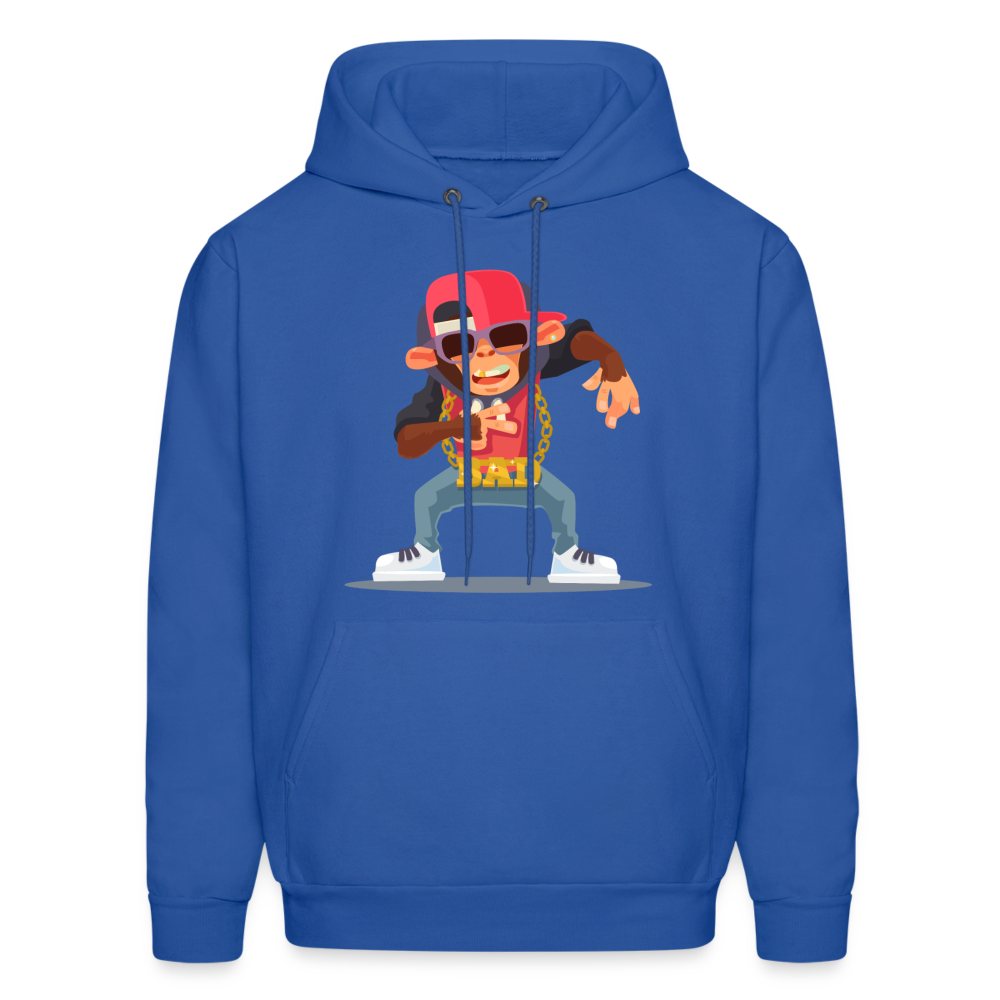 Hip Hop Monkey Hoodie - royal blue
