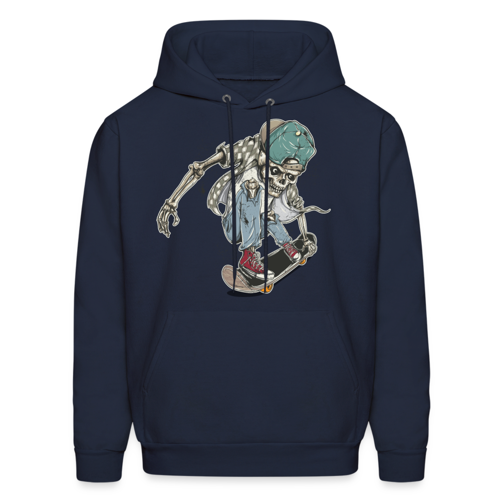 Skater Skeleton Hoodie - navy