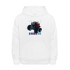 Kids Monster Truck Hoodie - white