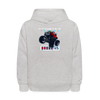 Kids Monster Truck Hoodie - heather gray