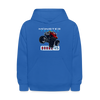 Kids Monster Truck Hoodie - royal blue