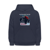 Kids Monster Truck Hoodie - navy