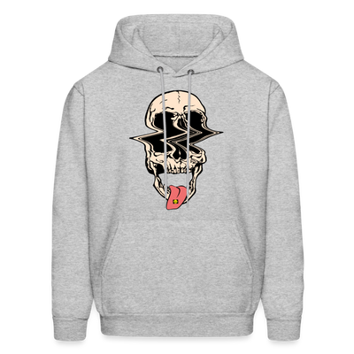 Acid Skull Hoodie - heather gray